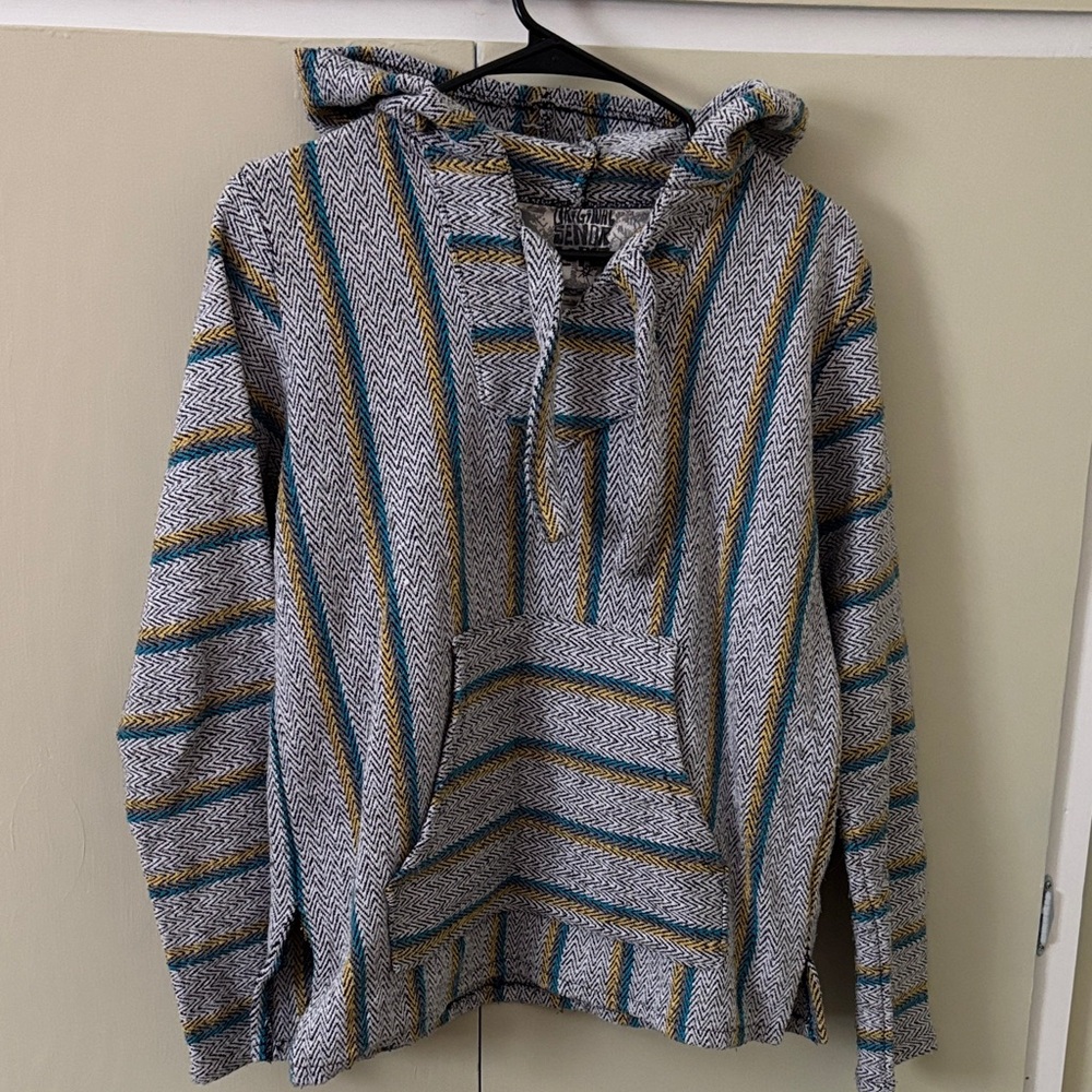 Sendra Men's Multicolor Striped Sweater with Hood